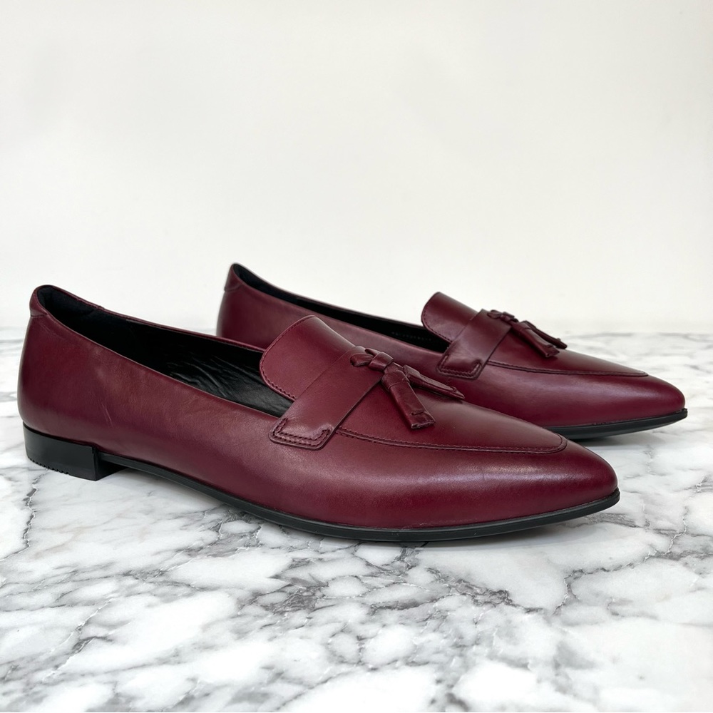 Ecco Women's Burgundy Loafers